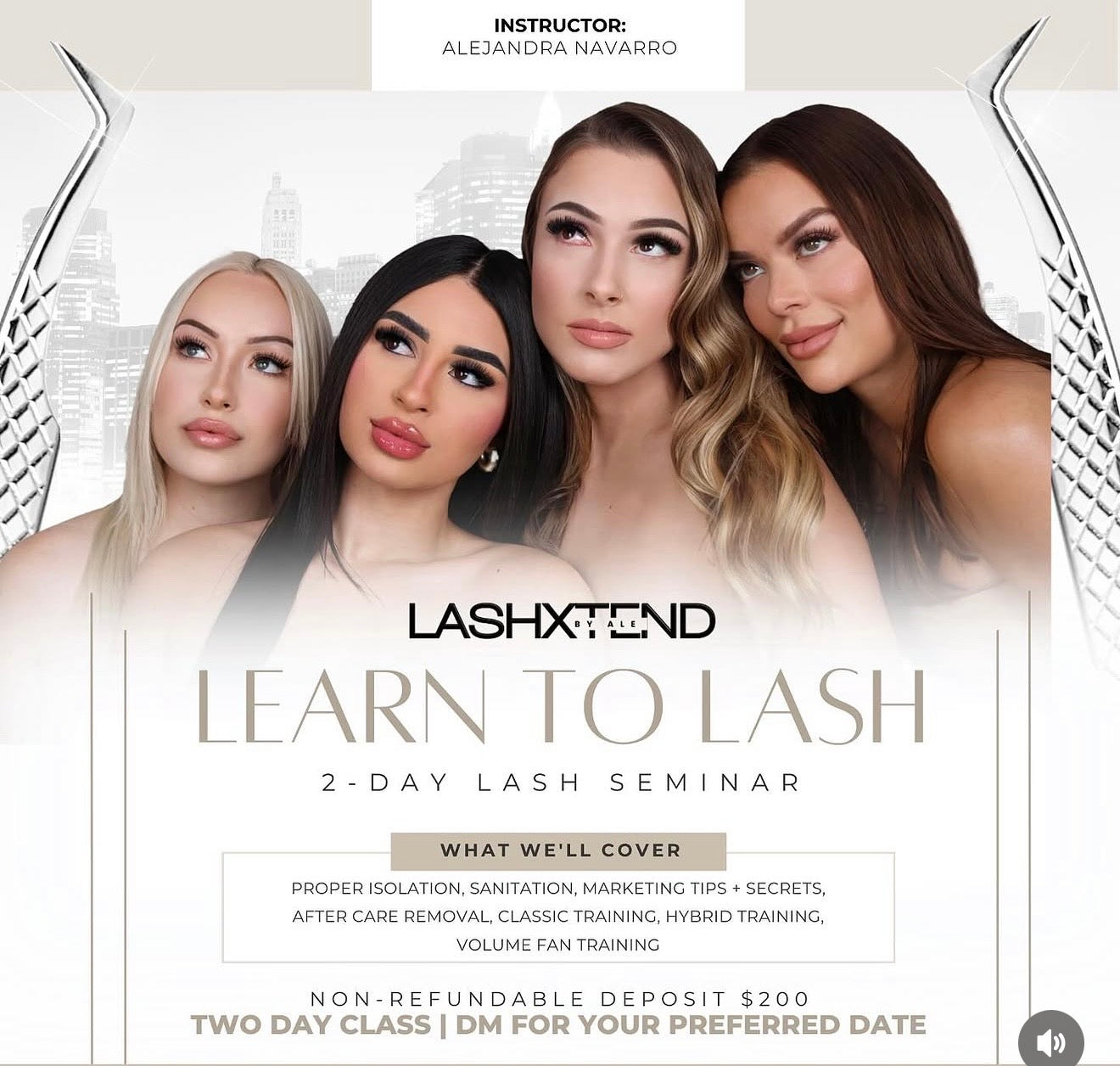 Private Beginner Lash Training